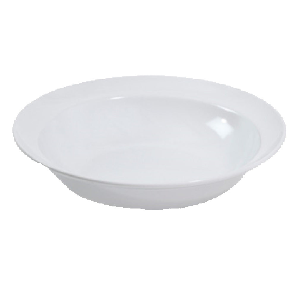 GET Enterprises ML-13-W Milano™ Bowl 3 Qt. (4-1/2 Qt. Rim Full) 14" Dia. X 3"H