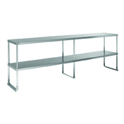 Hubert 28W-395 - Kratos Double Overshelf For 12"x96" Worktables