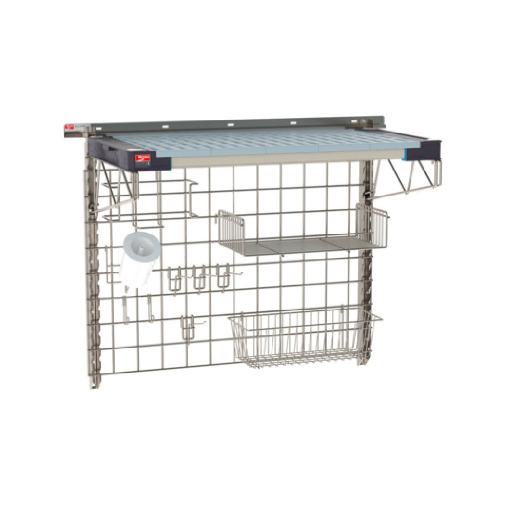 Metro SW-1836S4-30-PREP - SmartWall Life Complete Kit For Prep, One-shelf, Type 304 Stainless Steel Components: Wall Track