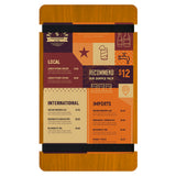 Menu Solutions WDRBB-A Menu Board Holds 5-1/2" X 8-1/2" Insert Double Panel With 2 Views