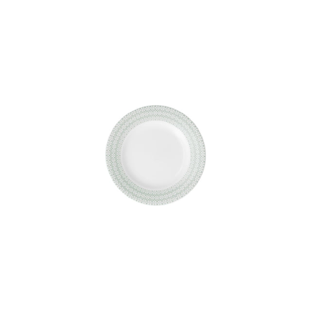 Zwiesel Fortessa FBC-ORNAG-107 - FBC Ornament B&B Plate, 6.25" (16 Cm), Green (0.40 Each Weight) (Per Case = 48 Each)