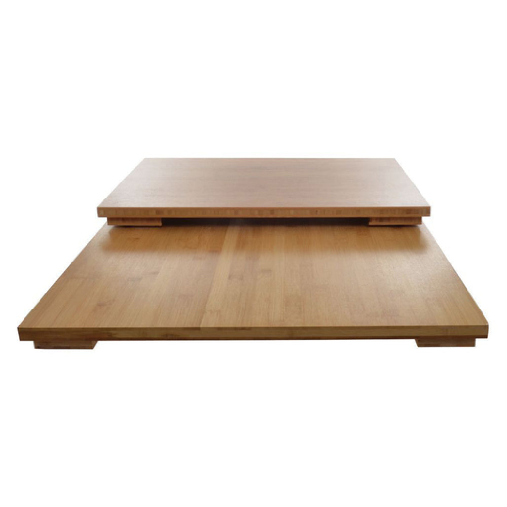 Hubert 78740 - Display Riser Set, 2-piece, Includes (1) Each: 24" X 30" X 1-1/2"H Large & 24" X 15" X 1-1/2"H Medium