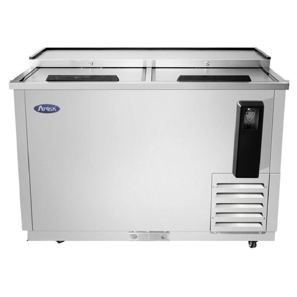 Atosa MBC50GR Atosa Bottle Cooler 49-3/8"W X 26-3/4"D X 38-1/2"H Self-contained Side Mount Refrigeration