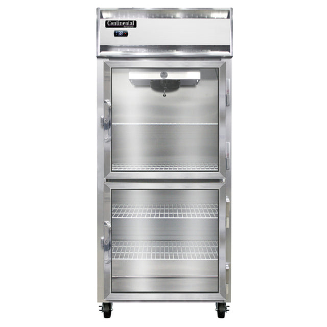 Continental Refrigerator 1RXNSSGDHD Extra-Wide Refrigerator Reach-in Display 36-1/4"W