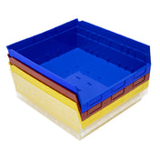 Quantum QSB222CS_RED - Economy Shelf Bin, Nesting, 16-1/2"W X 17-7/8"L X 6"H