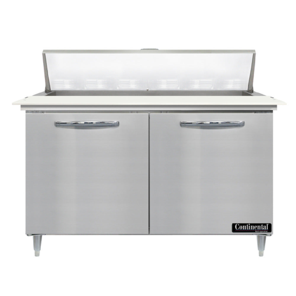 Continental Refrigerator D48N12C Designer Line Sandwich Unit 48"W Two-section