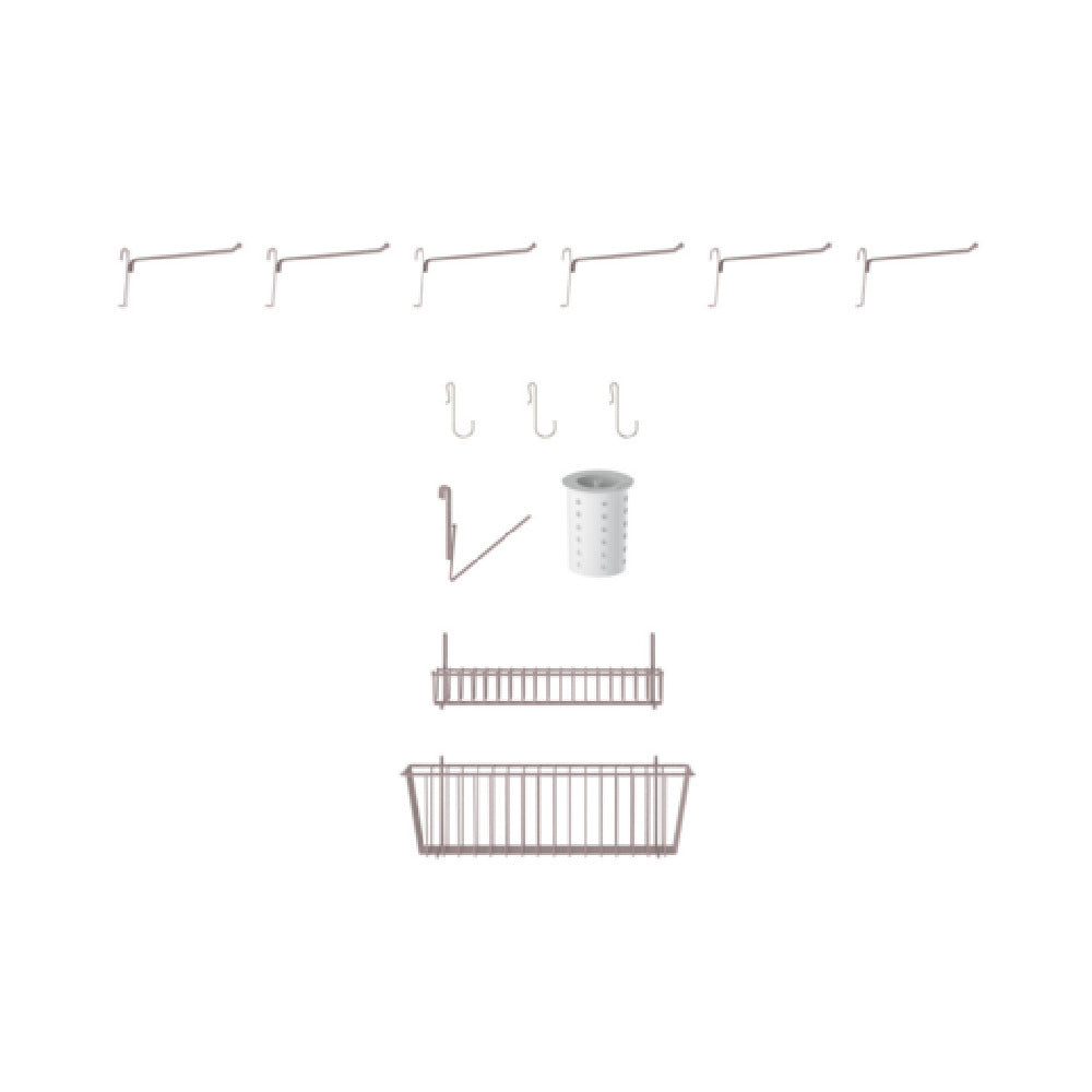 Metro SWA-SINK1-K4 - SmartWall Accessory Kit #1, For Sinks, Metroseal Gray Finish