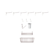 Metro SWA-SINK1-K4 - SmartWall Accessory Kit #1, For Sinks, Metroseal Gray Finish