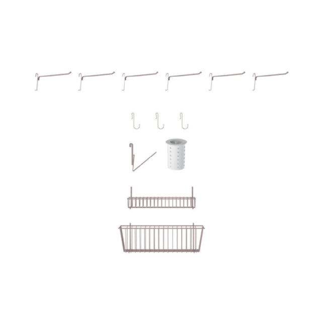Metro SWA-SINK1-K4 - SmartWall Accessory Kit #1, For Sinks, Metroseal Gray Finish