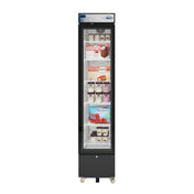 Koolmore KM-MDF-17S KoolMore Slim Commercial Merchandiser Freezer 17"W X 19.31"D X 78.20"H