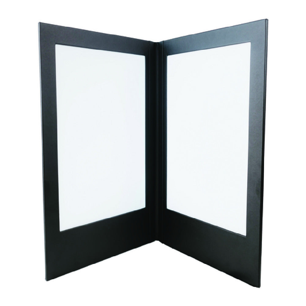 Risch LED-2V 8.5X14 LED Backlit Menu Covers In Black 8-1/2" X 14" 2 View