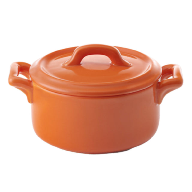 Bon Chef 1600002PORANGE Cocottes Baker Base 9-1/2 Oz. 4" Dia.