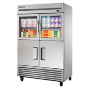 True Refrigeration TS-49-2-G-2-HC~FGD01 Refrigerator Reach-in Two-section