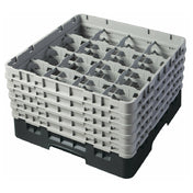 Cambro 16S958110 Camrack® Glass Rack With (5) Soft Gray Extenders Full Size