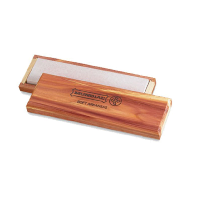 Mundial ZH-1 Natural Arkansas Sharpening Stone 8" X 2" X 1/2" Medium (soft)