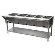 Advance Tabco SW-5E-240-X Hot Food Table Electric 77-3/4"W X 30-5/8"D X 34-1/8"H