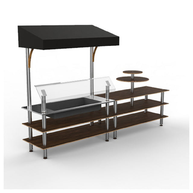 Steelite MGCMLE04WSBF Display Station Mixed Materials (minimum = Case Quantity 1 Per Case) (repack Item)