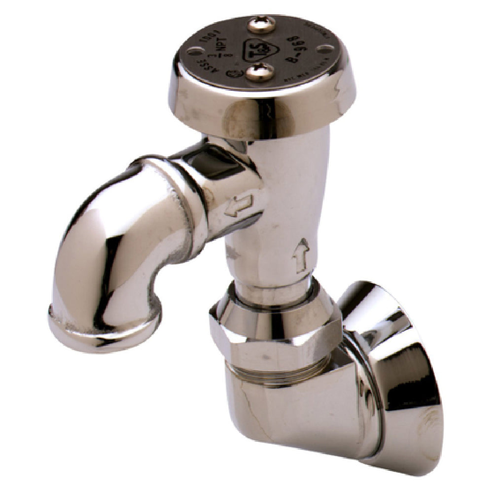T&S Brass B-0965 Atmospheric Vacuum Breaker Assembly With Exposed Outlet Polish Chrome-plated Swivel Assembly With 1/2" IPS Inlet & 3/8" IPS Outlet