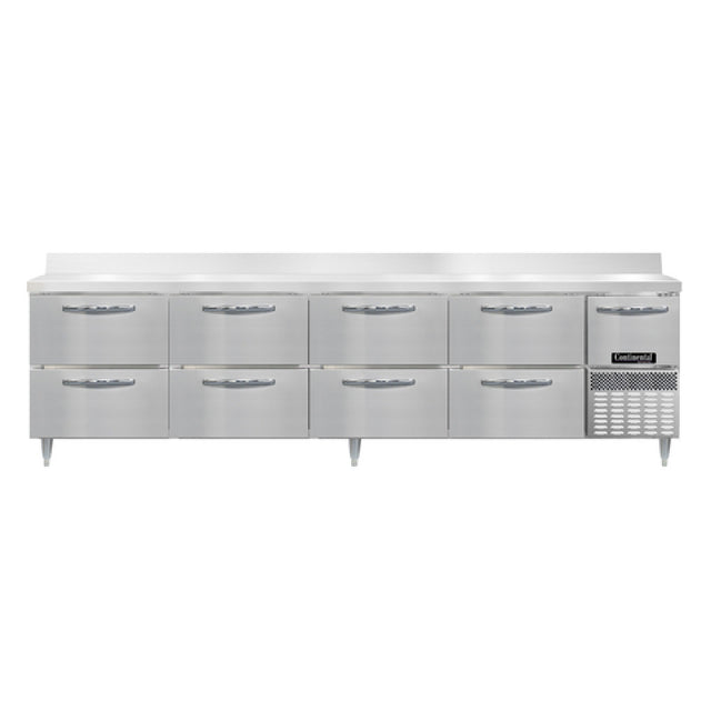 Continental Refrigerator DRA118NSSBS-D Designer Line Refrigerated Base Worktop Unit