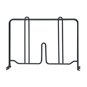 Quantum DIV12BK Wire Shelf Divider 12"D X 8"H Black Epoxy Antimicrobial Finish