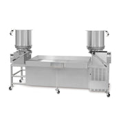 Gold Medal 2622KKD Twin Karmel Kool Stand Includes 60" X 40" Cooling Pan For 10 Or 20 Gal Mixers