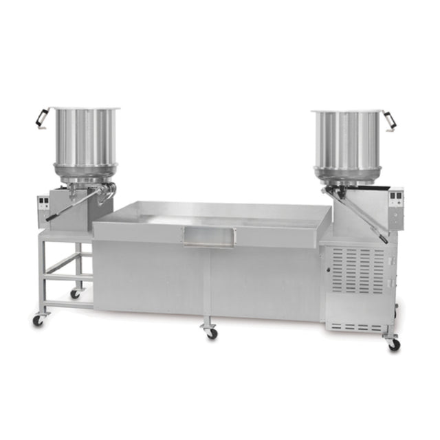 Gold Medal 2622KKD Twin Karmel Kool Stand Includes 60" X 40" Cooling Pan For 10 Or 20 Gal Mixers