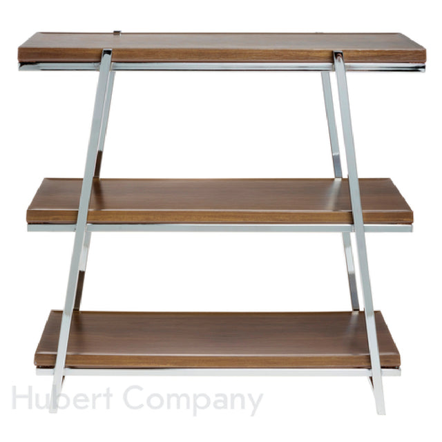 Hubert 48269 - Cerve Collection Shelf Display, 3-tier, 20-7/8"L X 7-1/2"W X 20-11/16"H