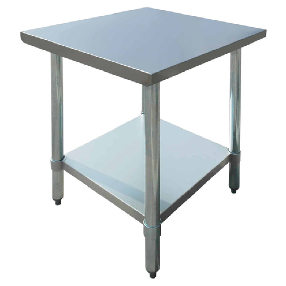 Hubert 32581 - Work Table, 24"W X 24"D X 34"H, Square