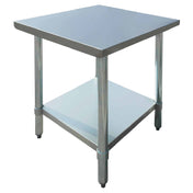 Hubert 32581 - Work Table, 24"W X 24"D X 34"H, Square