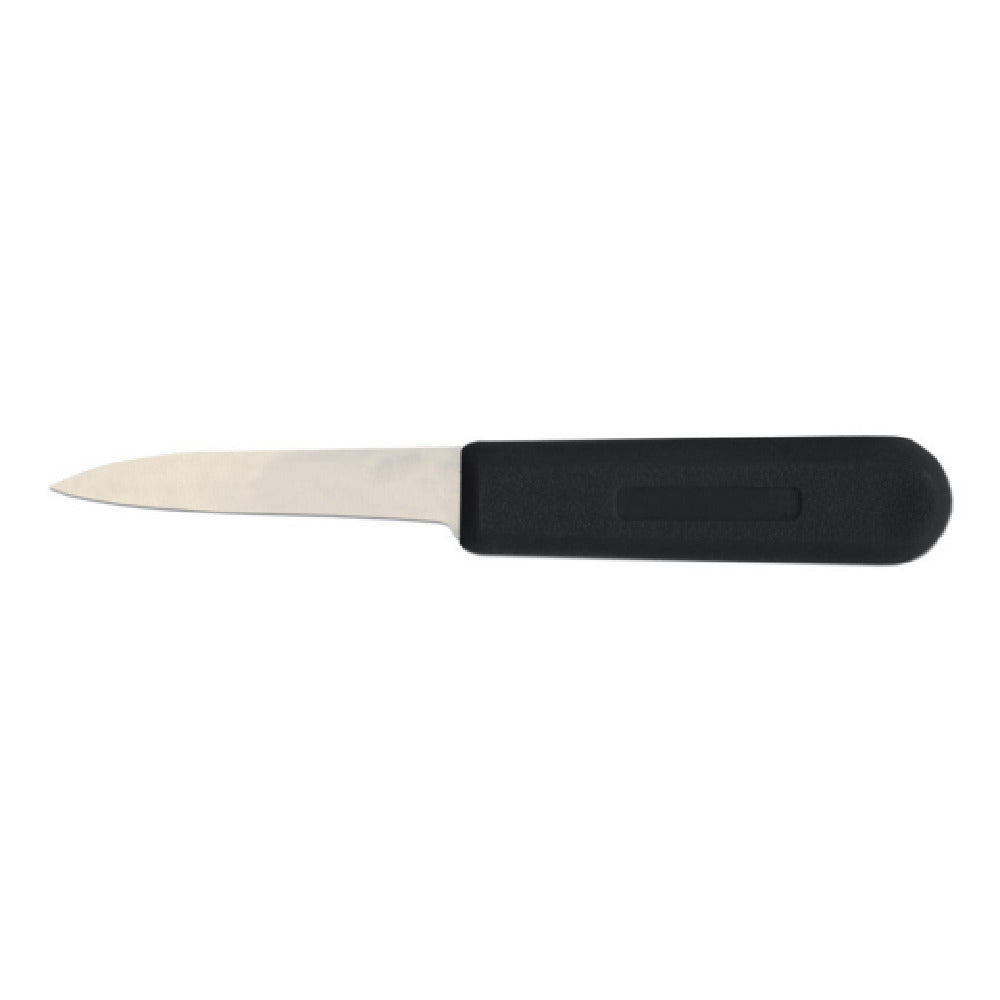 Omcan 12406 (12406) 3-1/4" Paring Hotel Style Knife With Black Polypropylene Handle
