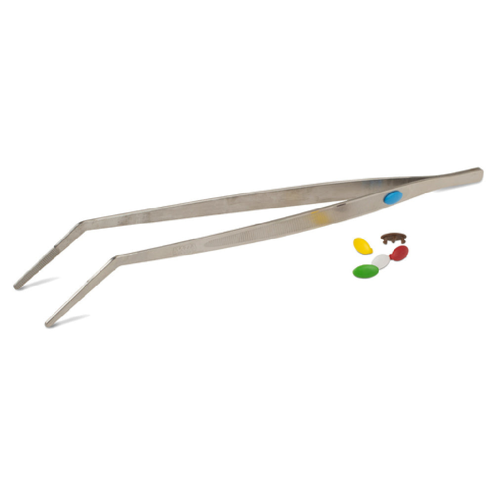 JB Prince U989 - Precision Kitchen Tweezer, 11-4/5"L, 40 Degree Angle