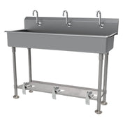 Advance Tabco FC-FM-72FV Multiwash Hand Sink Splash Mount Faucet Provision With Toe-operated Push Valve