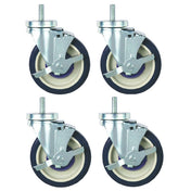 Hubert 28W-190 - Kratos® Set Of (4) 5" Swivel Casters W/Lock, For Kratos Steam Table