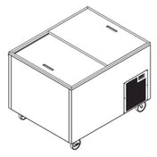 Randell 4337DWR-290 Refrigerator Slide-top One-section