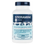 Royal STER 1G - Steramine Sanitizing Tablets (150 Each Per Bottle, 6 Bottles Per Case)