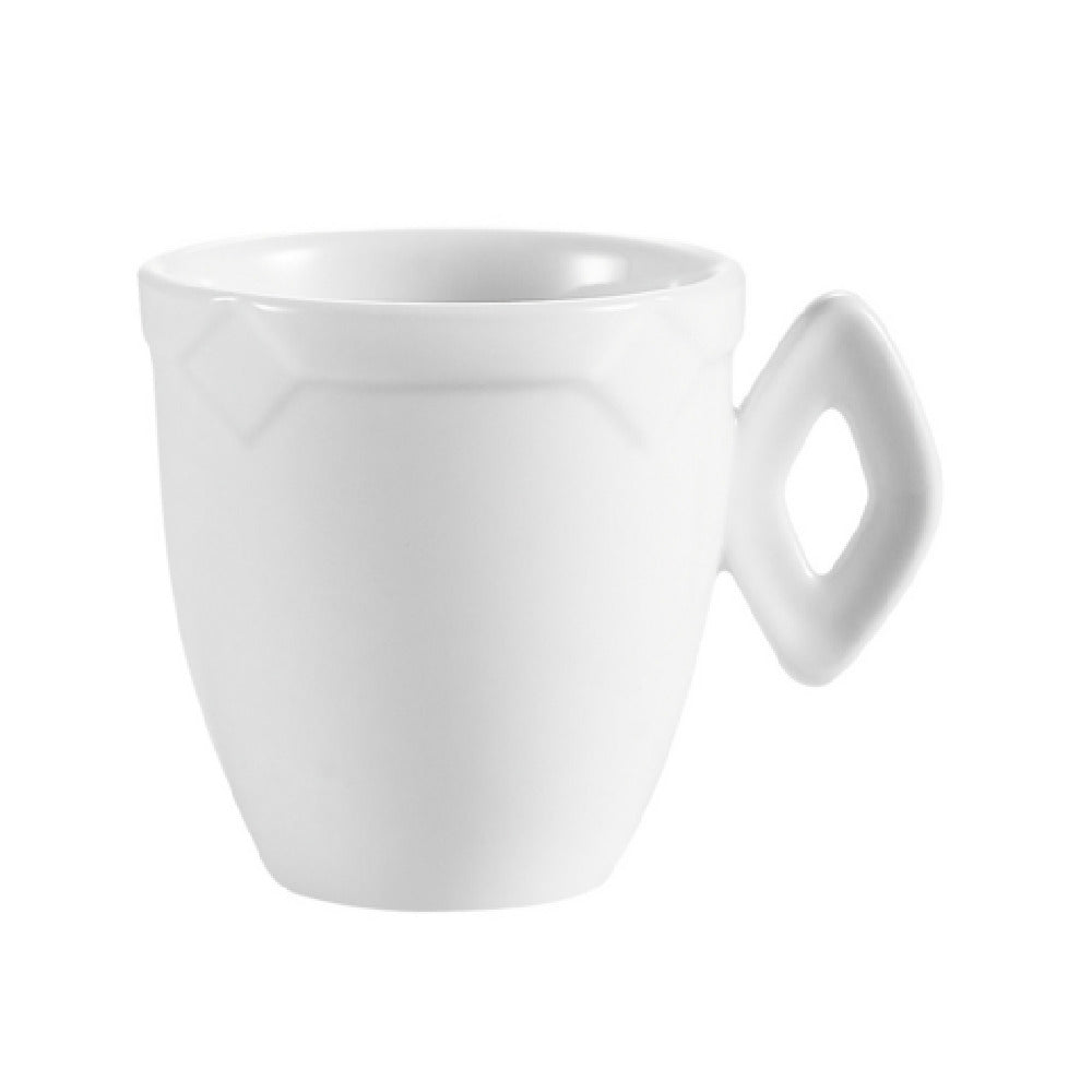 CAC China TMS-35 Times Square Demitasse Cup 3-1/2 Oz. 2-1/2" Dia. X 2-1/4"H