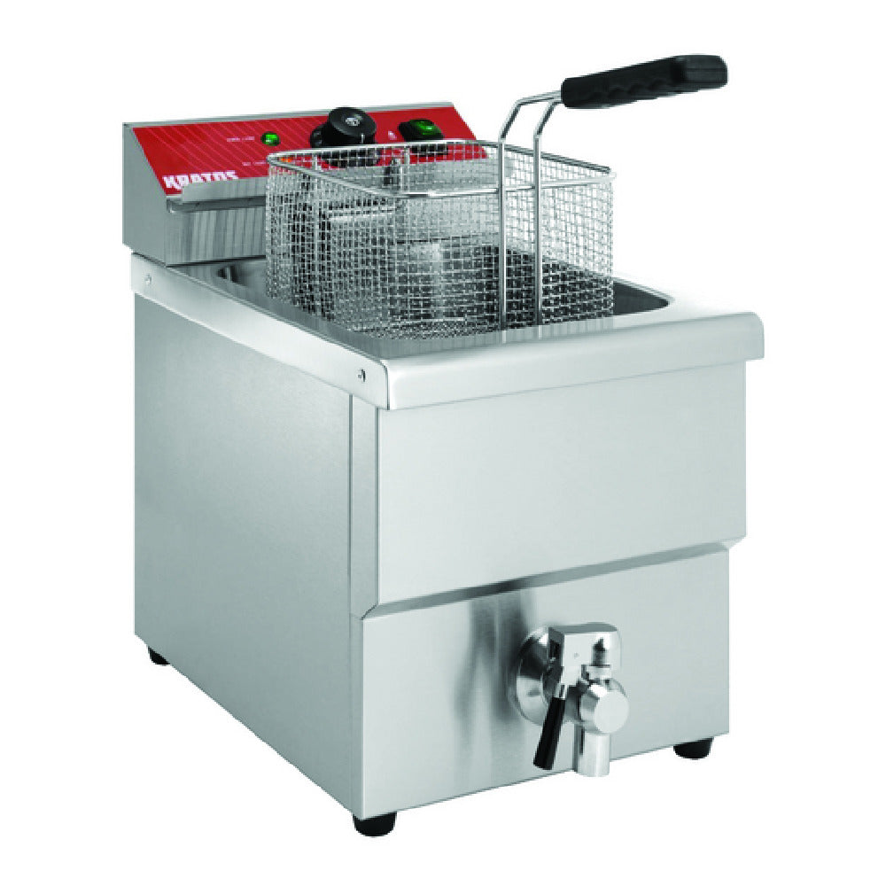 Hubert 29Y-015 - Kratos® Commercial Electric Fryer, 15 Lb. Capacity, 208/240V
