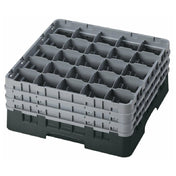 Cambro 25S738110 Camrack® Glass Rack With (3) Soft Gray Extenders Full Size