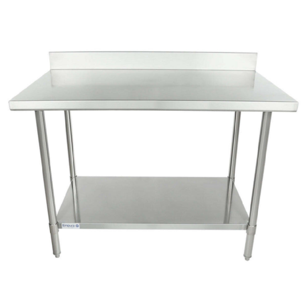 Empura SWT4B3048 - Work Table, 48"W X 30"D X 35"H, Super Duty 4" Backsplash