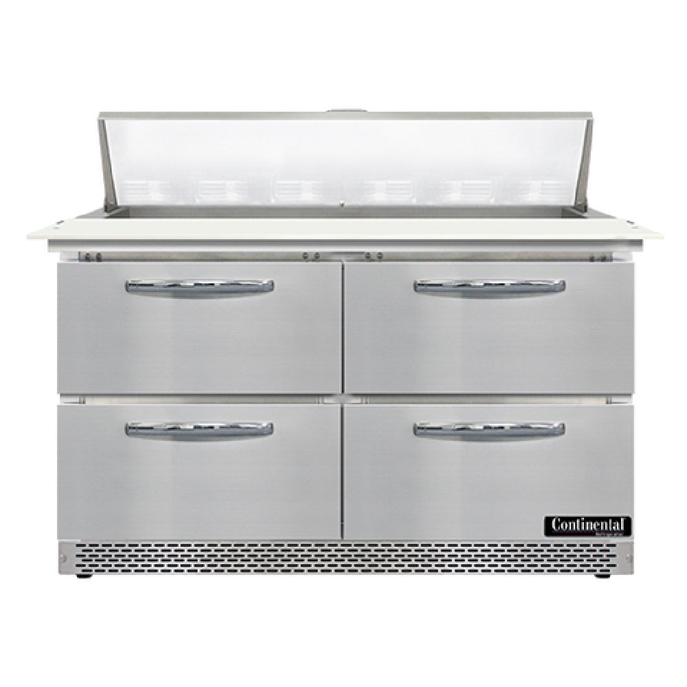 Continental Refrigerator SW48N12C-FB-D Sandwich Unit Front Breather 48"W