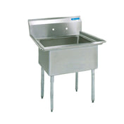 BK Resources BKS-1-20-12 Sink One Compartment 25"W X 25-13/16"D X 43-3/4"H Overall Size