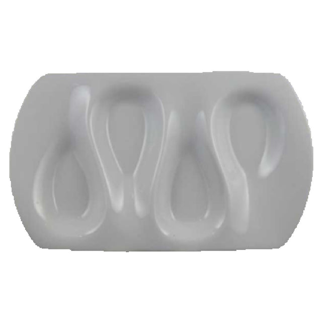 Vertex China AV-PP4 Pears Plate 9-7/8" X 5-7/8" Rolled Edge