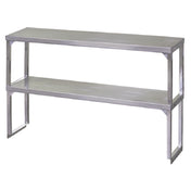 Blue Air BDOS1660 Overshelf Double 60"W X 16"D X 32"H 18/430 Stainless Steel