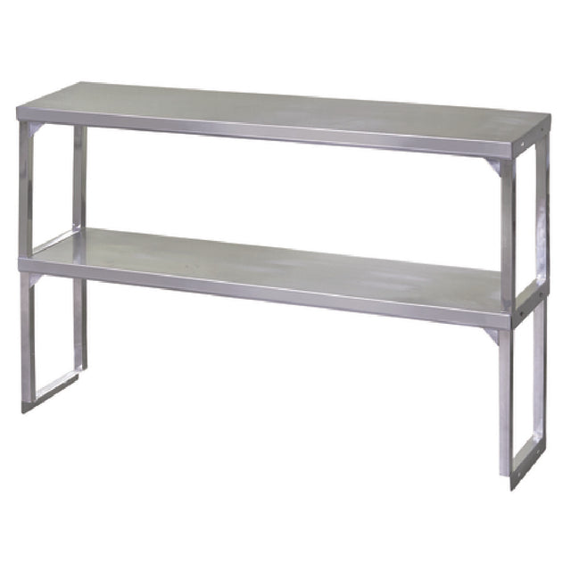 Blue Air BDOS1660 Overshelf Double 60"W X 16"D X 32"H 18/430 Stainless Steel