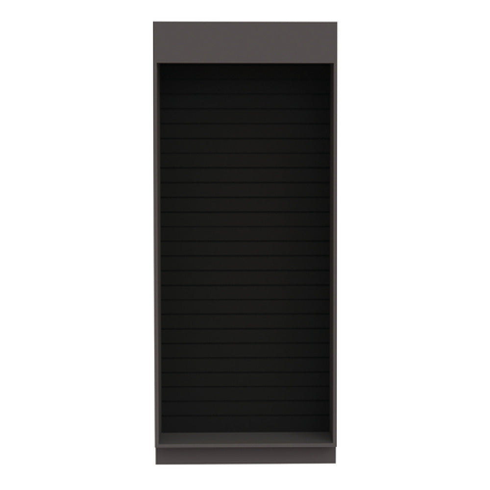 Hubert 16763 - Expressly Hubert® Micro Market Slatwall Snack Kiosk - 36"W X 26 3/4"D X 88"H