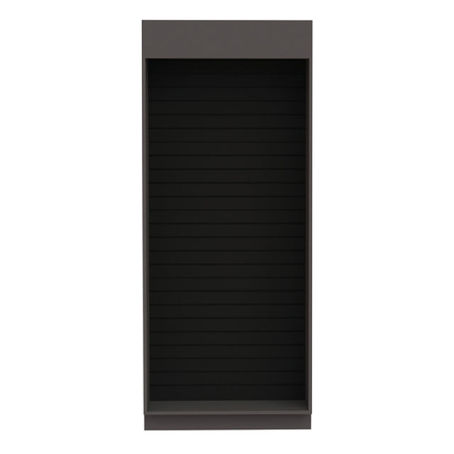 Hubert 16763 - Expressly Hubert® Micro Market Slatwall Snack Kiosk - 36"W X 26 3/4"D X 88"H