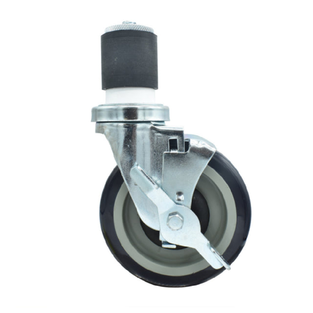BK Resources 5SBR-4RA-PLY-TLB - Swivel Caster, 2" Expanding Stem, 5" Polyurethane Wheel