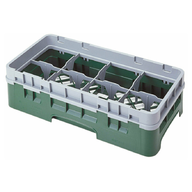 Cambro 8HS318119 Camrack® Glass Rack With Soft Gray Extender Half Size