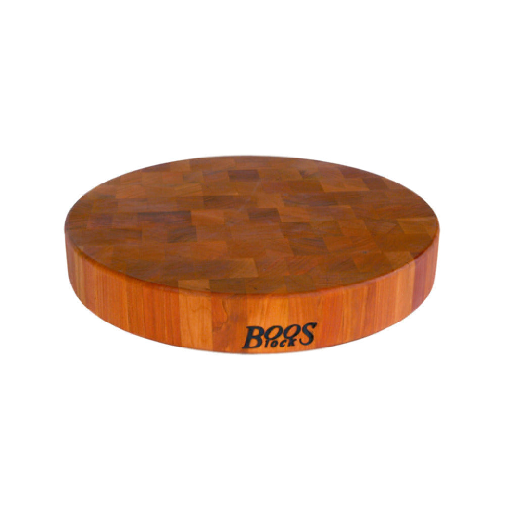 John Boos CHY-CCB183-R Chinese Chopping Block 18" Dia. X 3" Thick End Grain Construction