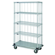 Quantum MD1836CG46RE-5 Mobile Enclosure Cart 36"W X 18"D X 70"H Includes: (4) Wire Shelves